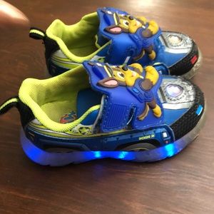 Paw patrol light up shoes